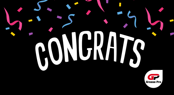<p>Congratulations</p>
